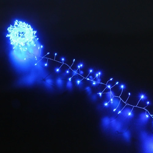 Гирлянда для дома 2,0 м 150 ламп LED  "Мишура", IP-40, Синий