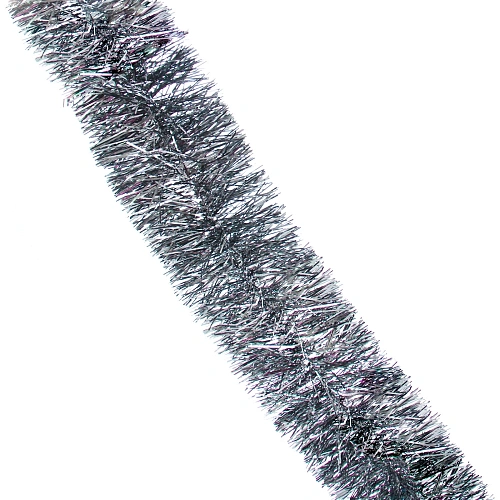 Мишура 2 м 13 см "Искристое сияние", Графит