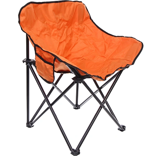 Кресло складное до 100 кг TJ-2000, 60*46*70 см, цвет: оранжевый