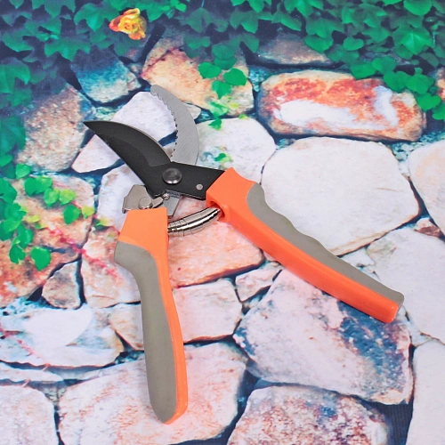 Секатор зубчатый плоскостной 9 (22,5см) HL-7026C ДоброСад_7