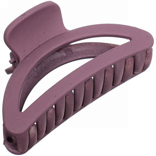 Заколка-краб для волос  на блистере Style Matte, трапеция, микс 6 цветов, 6,5см  (Кокетка)_12