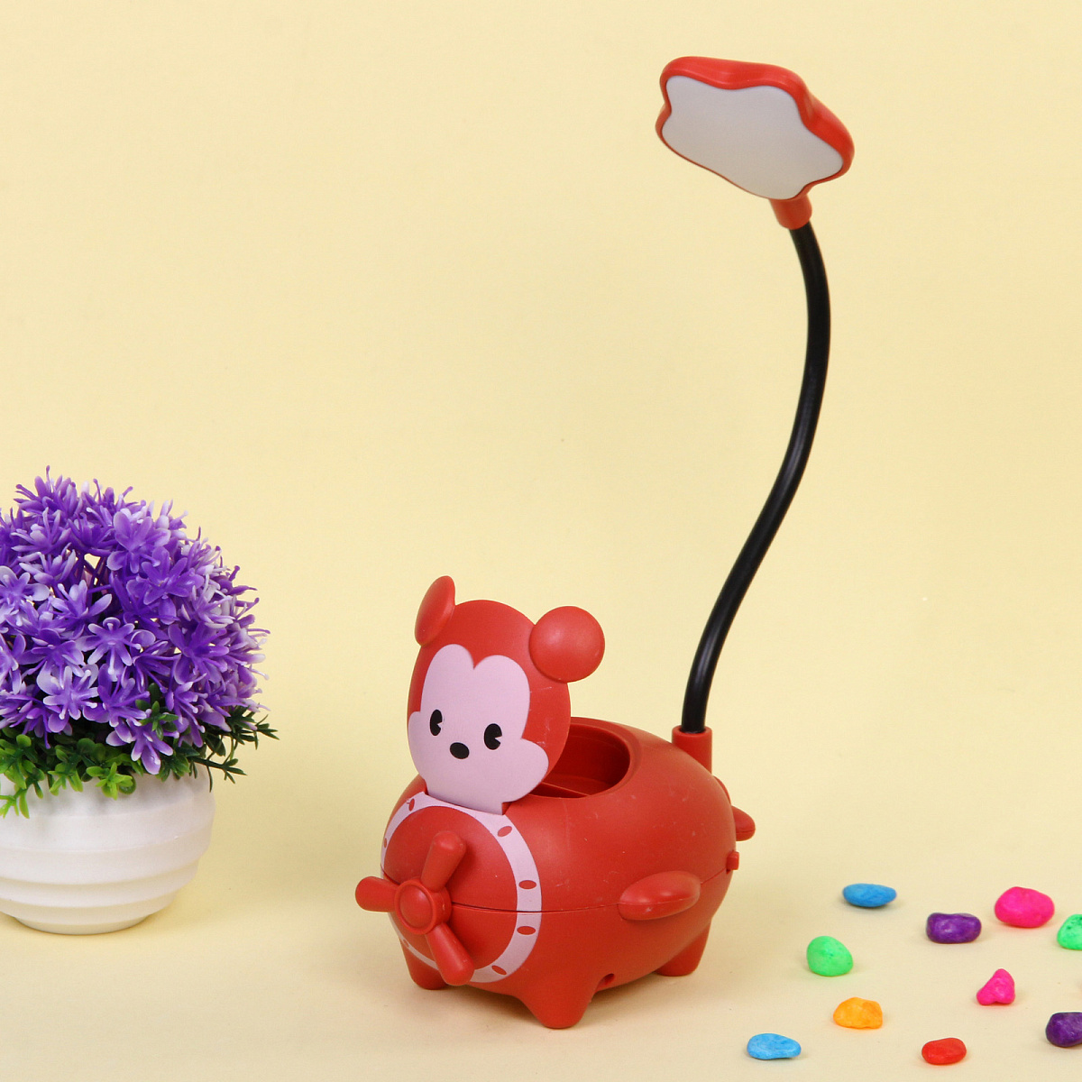 Настольная лампа "Sweet - Зверюшка" LED, USB 3w 5v, Красный