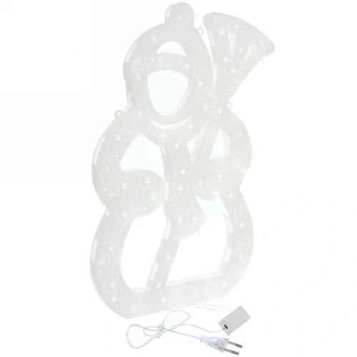 Световое панно, 40см,Снеговик мультицвет_7