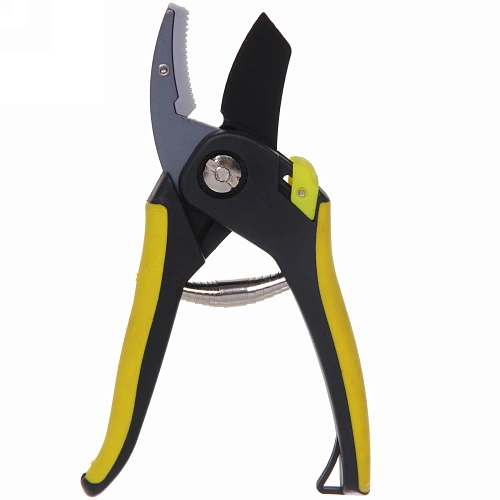 Секатор плоскостной 8 (20см) Макси пластиковые прорезиненные ручки HL-7025D ДоброСад_11