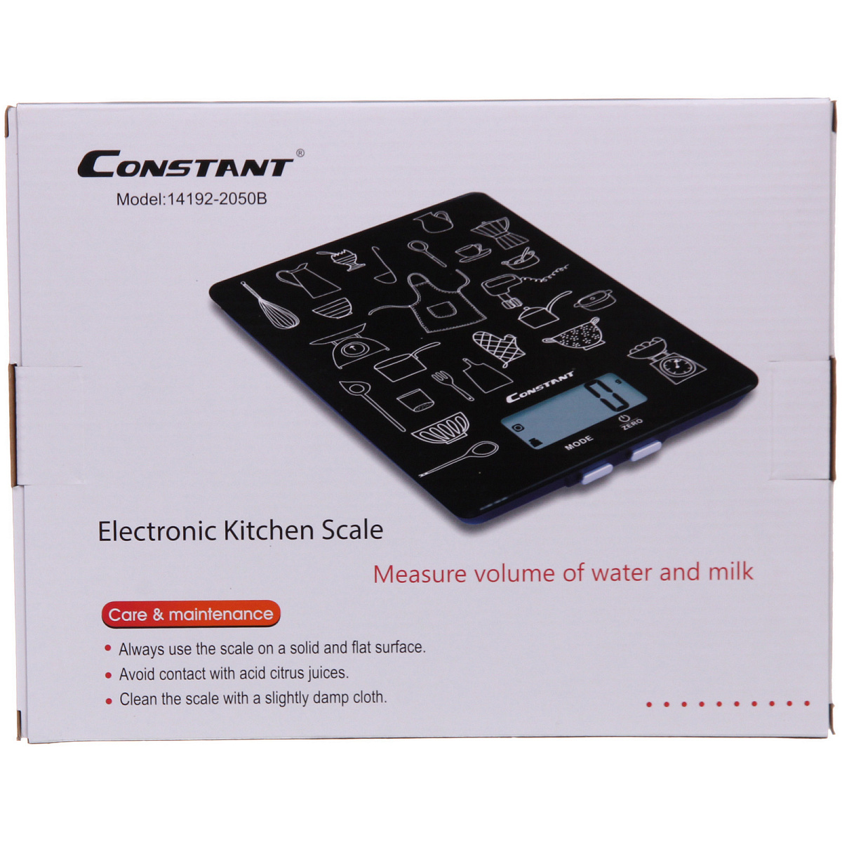 Весы кухонные электронные "Constant" до 5 кг  (точн.1гр) 14192-2050В