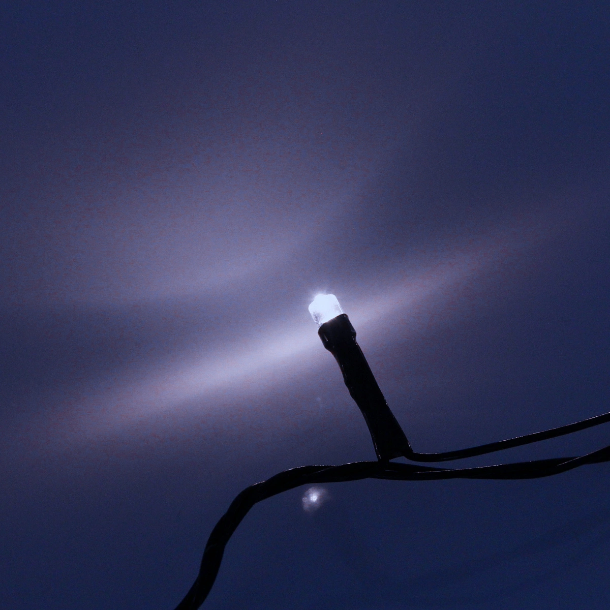 Гирлянда для дома  3,5м 36 ламп LED зелёный пров.,8 реж, IP-20, Белый