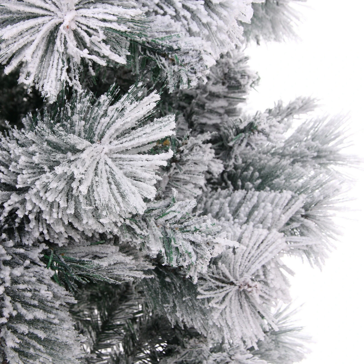 Елка "Зимняя метель" 120 см, ПВХ+леска с белым напылением (248 веток)