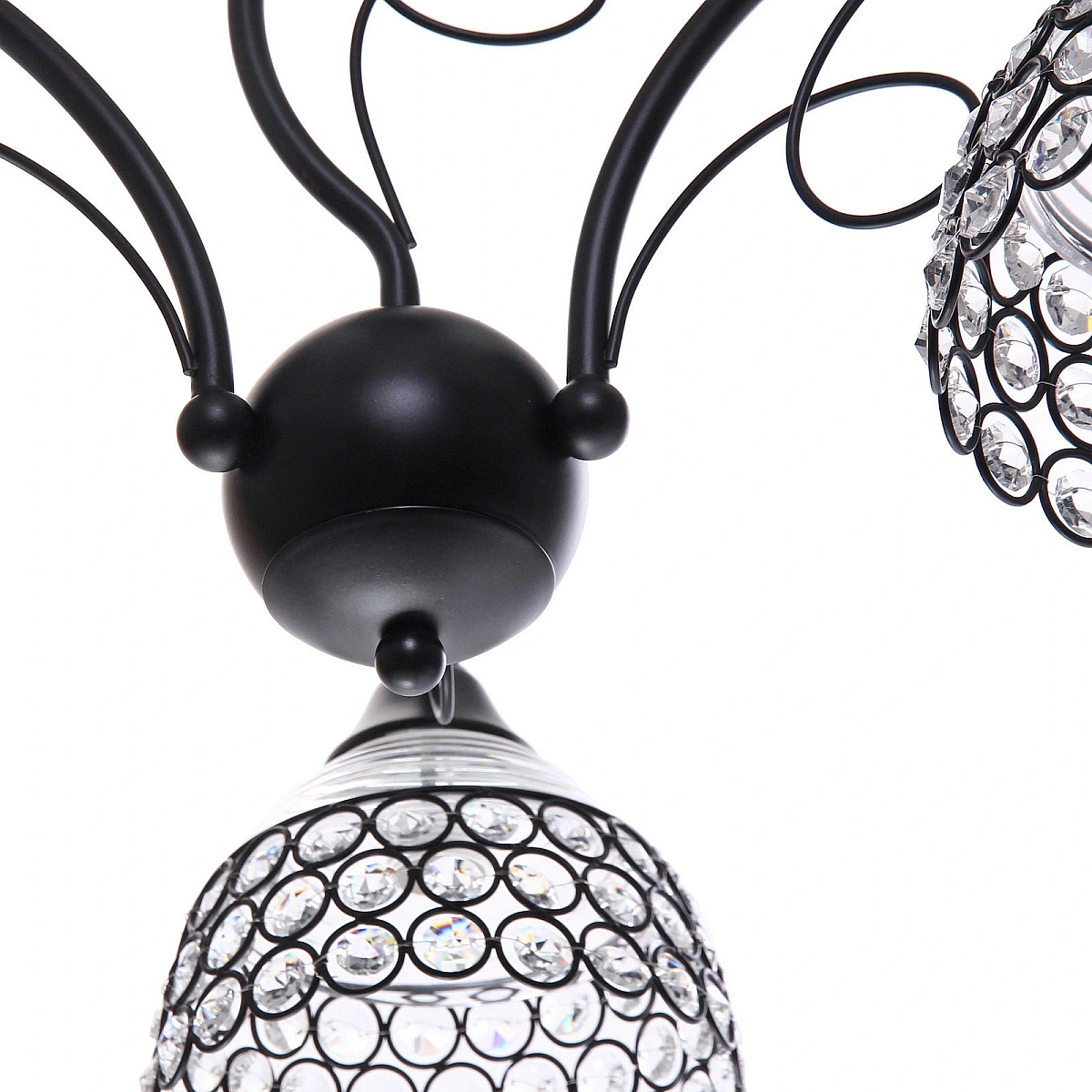 Люстра 3*40Вт Е27 60*60*33см черный 3-51013/3