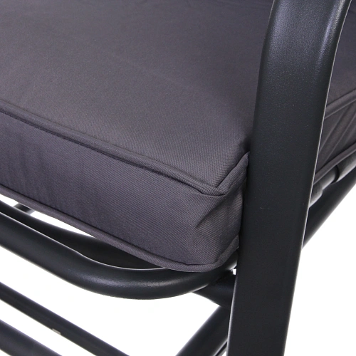 Кресло-маятник Аристократ, 567588 см, цвет чёрный-серый, макс нагрузка 120 кг_10