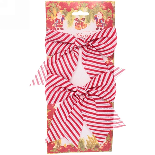 Бант на ёлку Праздник 1515 см (набор 2 шт)_2