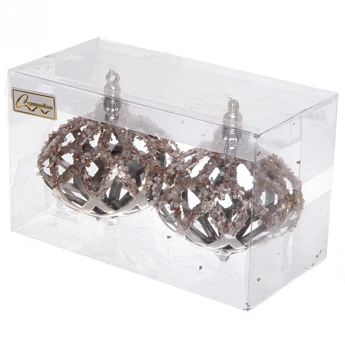 Набор украшений SHINE Magic lamp 8,8х10,4 см (2 шт), light champagne_6