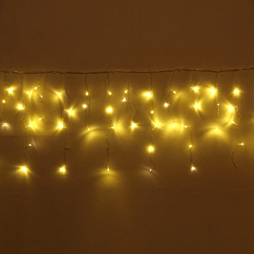 Гирлянда для дома БАХРОМА Мерцание Premium ш3м в0,30,5 м м 120 ламп LED, прозрачнпровод, 1реж,, IP-40, Теплый белый (возможность соединения)_7