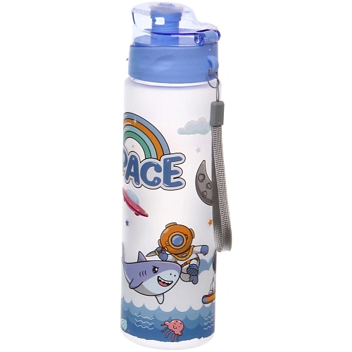 Бутылка питьевая пластиковая 700мл Космос, микс цветов_20