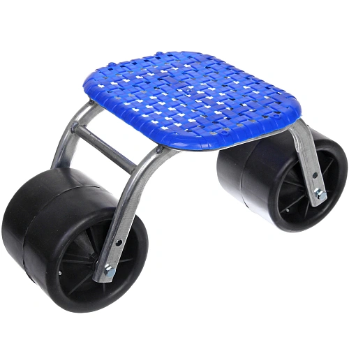 Стул садовый на колесах для прополки и работы в саду 305326см, цвет синий_3