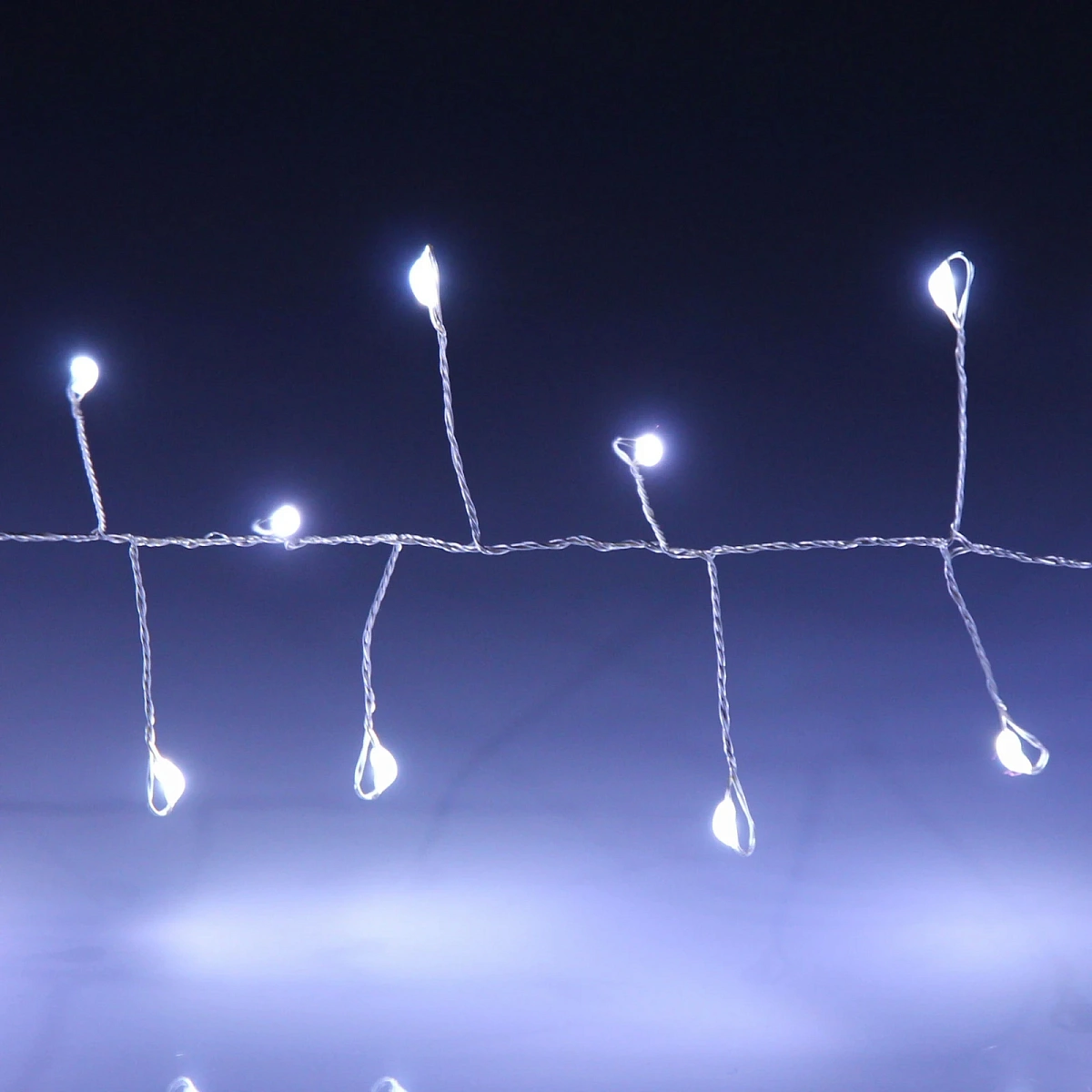 Гирлянда для дома 2,0 м 150 ламп LED  "Мишура", IP-40, Белый