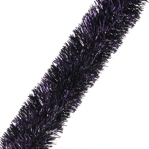 Мишура "Волшебные искры" 2 м 9 см, Темно-фиолетовый