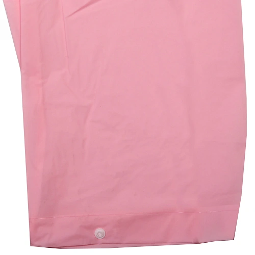 Дождевик-плащ 110 Мкрн 11565см Macarons с капюшоном и завязками, на кнопках, розовый ДоброСад_4