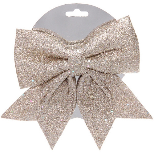 Бант на елку "Шик" 15*20 см, Шампань