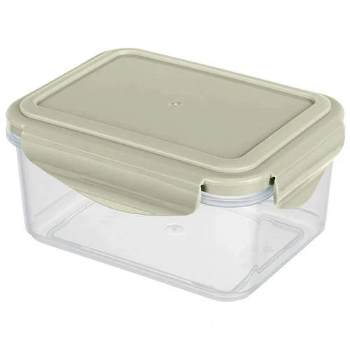 Контейнер для продуктов 0,5л "Smart lock" прямоугольный светло-серый 431129030