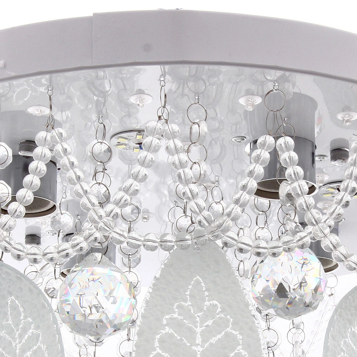 Люстра 4*40Вт Е27 25*40*40см хром L8208-400