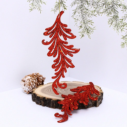 Подвеска Волшебное перо 10 см (набор 2 шт), красный_7