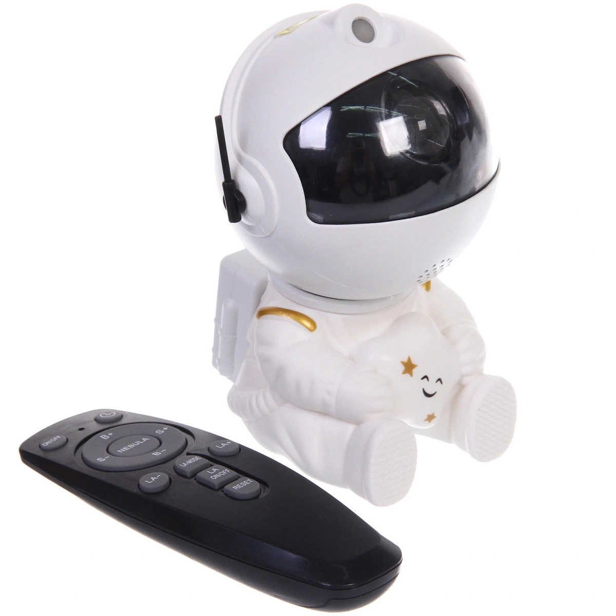 Световой прибор Лазер "Космос" 12*8*8 см, пульт д/у, питание от USB (DC)