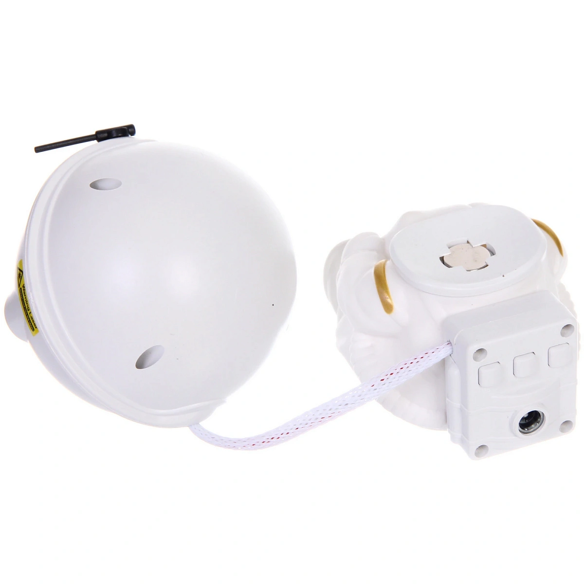 Световой прибор Лазер "Космос" 12*8*8 см, пульт д/у, питание от USB (DC)