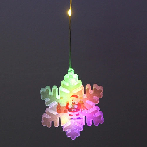 Гирлянда для дома БАХРОМА ш3мв0,70,5м 96 ламп LED Снежная ночь, прозрачн провод,8 реж,IP-20 Мультицвет (возможность соединения)_6