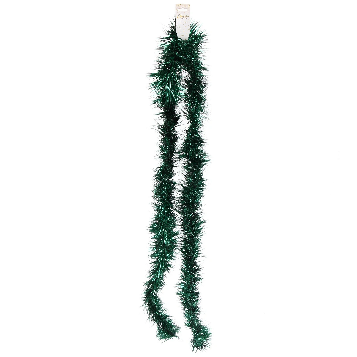 Мишура "Сияющая роскошь" 2 м 10,5 см, Изумруд