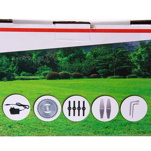 Триммер аккумуляторный Mengtai (21В, 3,0Ач Li-ion аккум 1шт, ЗУ) MGT-6_31