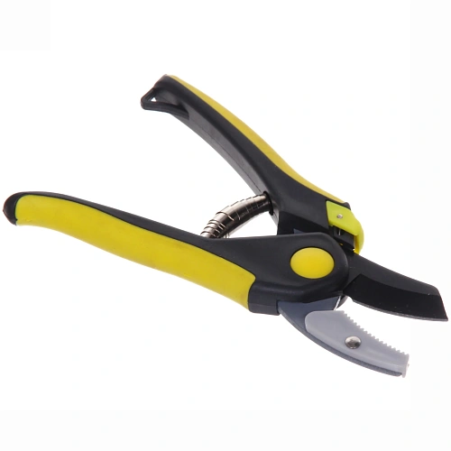 Секатор плоскостной 8 (20см) Макси пластиковые прорезиненные ручки HL-7025D ДоброСад_10