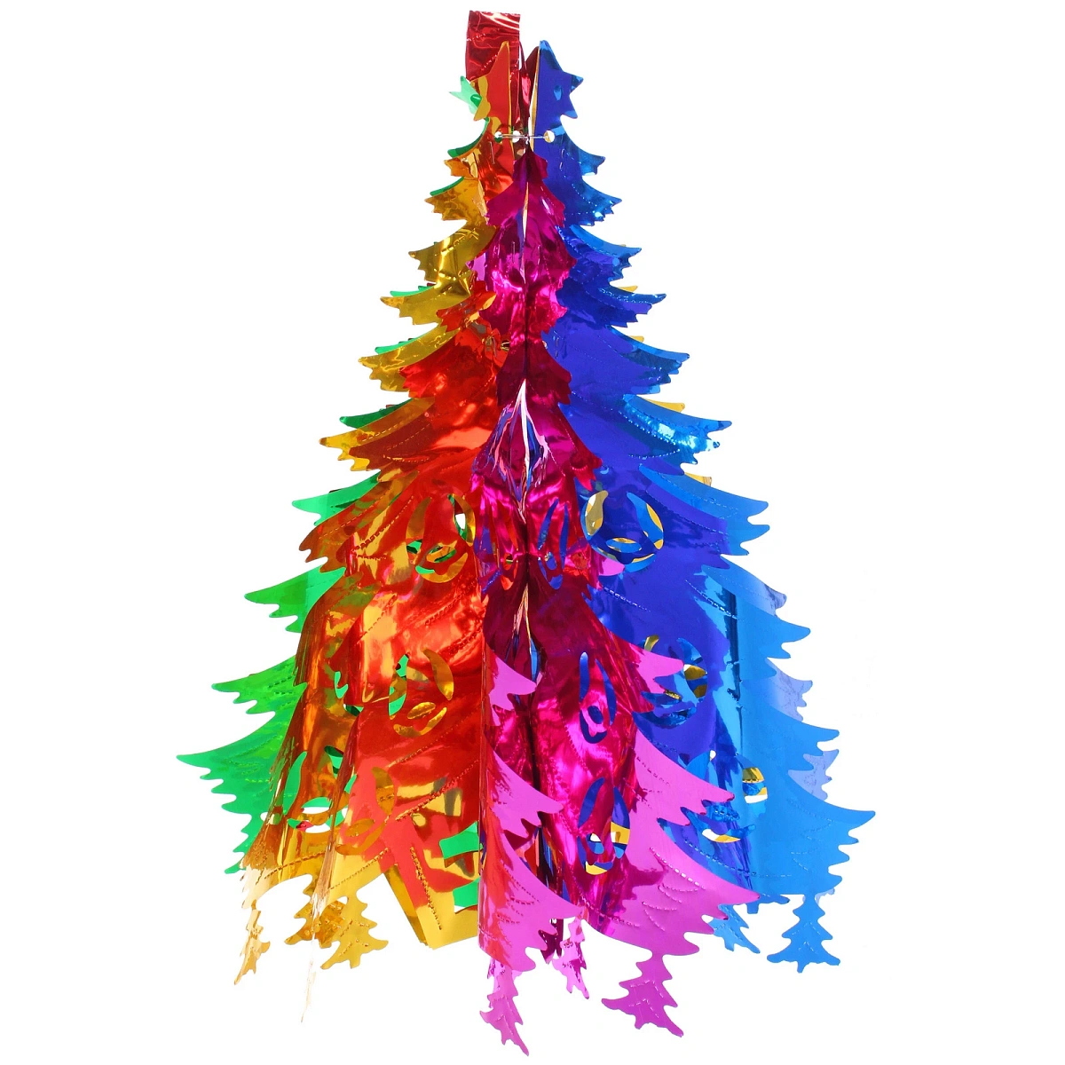 Украшение фольгированное "Волшебная ёлочка" d-40 см, Мультицвет