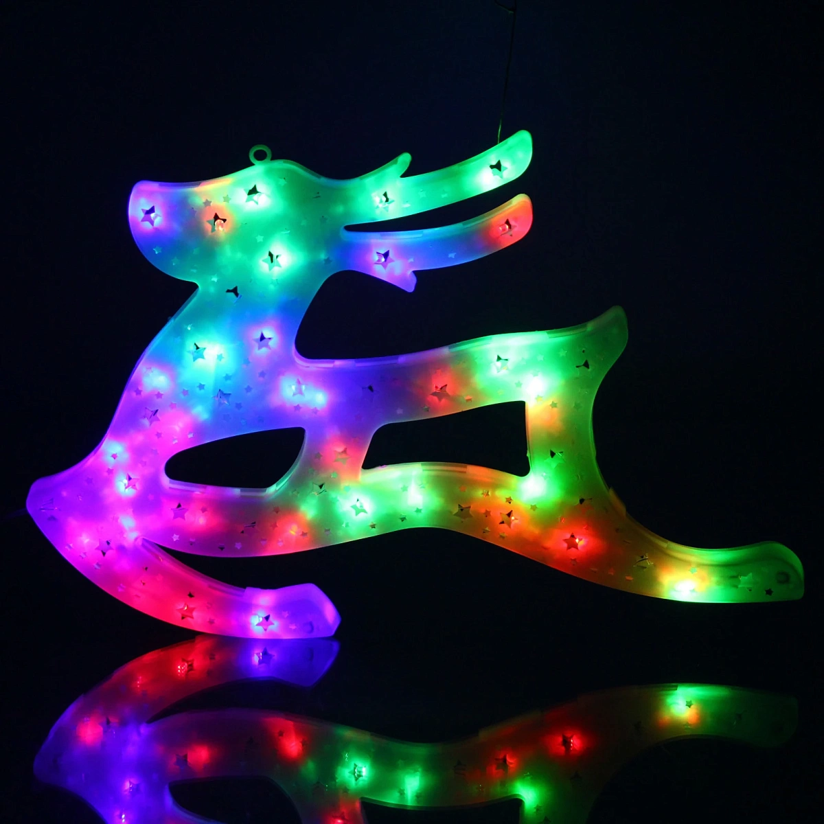 Фигура светодиодная 40см,"Олени" мультицвет