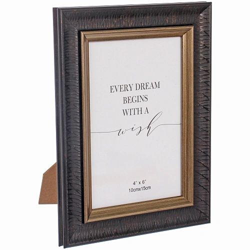 Фоторамка 1015см Милан черный, пластик_3