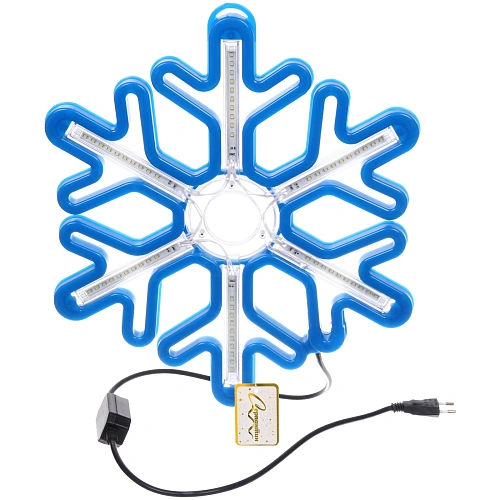 Фигура светодиодная Снегопад 38 см, 480 ламп LED, авторежим, 220V, Синий_4