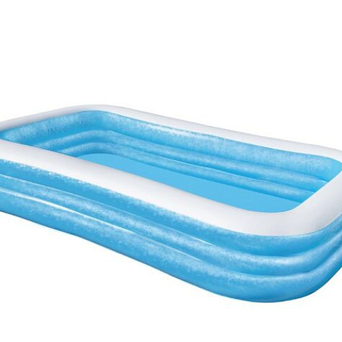 Бассейн надувной прямоугольный 305*183*56 см Deluxe Blue Rectangular Family Bestway (54009)