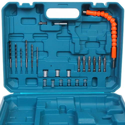 Дрель-шуруповерт аккумуляторная ударная Mengtai (18В, 2,0Ач Li-ion аккум 2шт, ЗУ) MGT-10_8