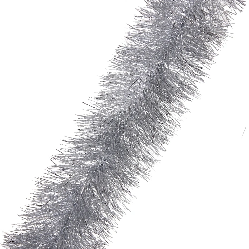 Мишура 2 м 13 см "Искристое сияние", Серебро