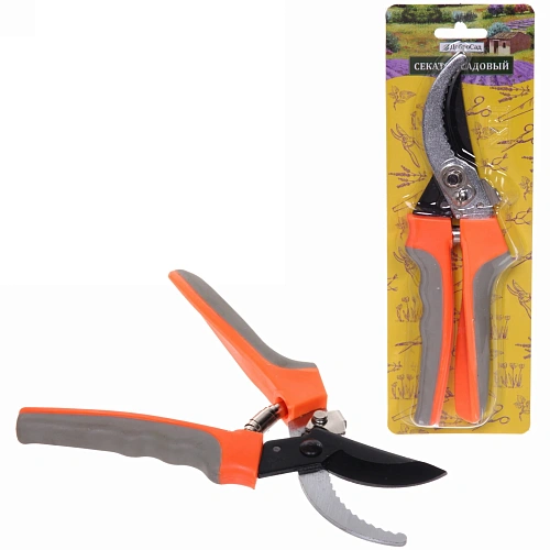 Секатор зубчатый  9" (22,5см) плоскостной HL-7026C ДоброСад