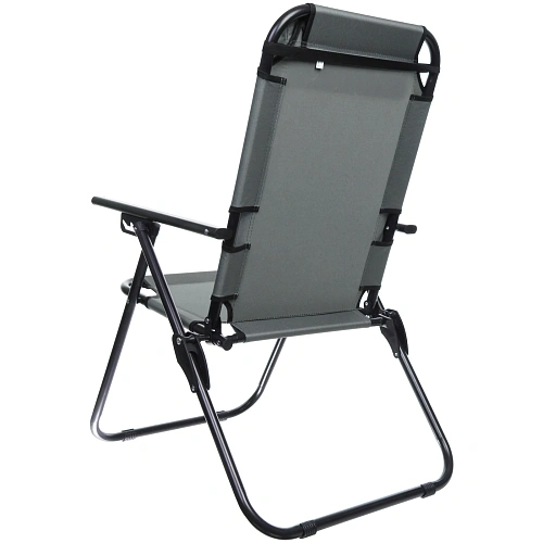 Кресло складное с подлокотниками TFS1608, 546895 см, 3 положения, серый_7