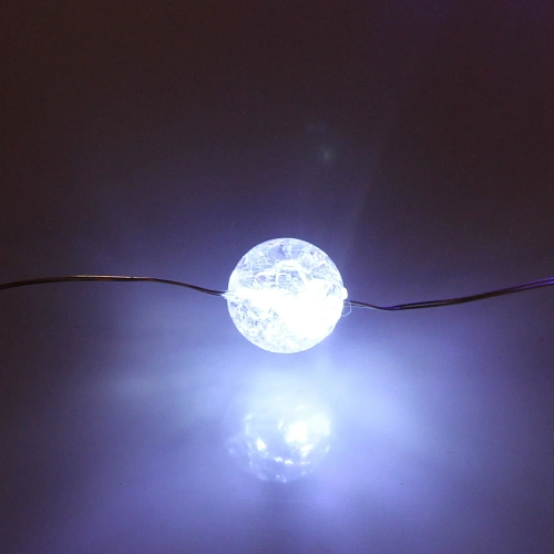 Гирлянда для дома Жемчужина на батарейках 2,0 м 20 ламп LED, d-1 см, 3 реж,, IP-20, Мультицвет_3