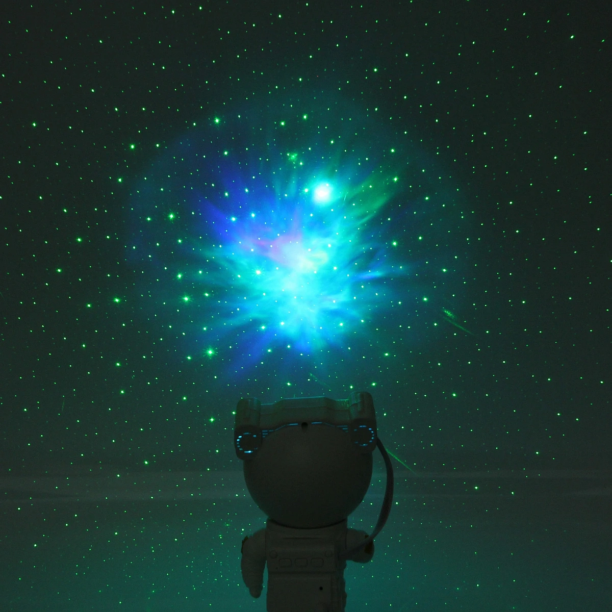 Световой прибор Лазер "В космос" 20*11,5*10 см, пульт д/у, питание от USB (DC)