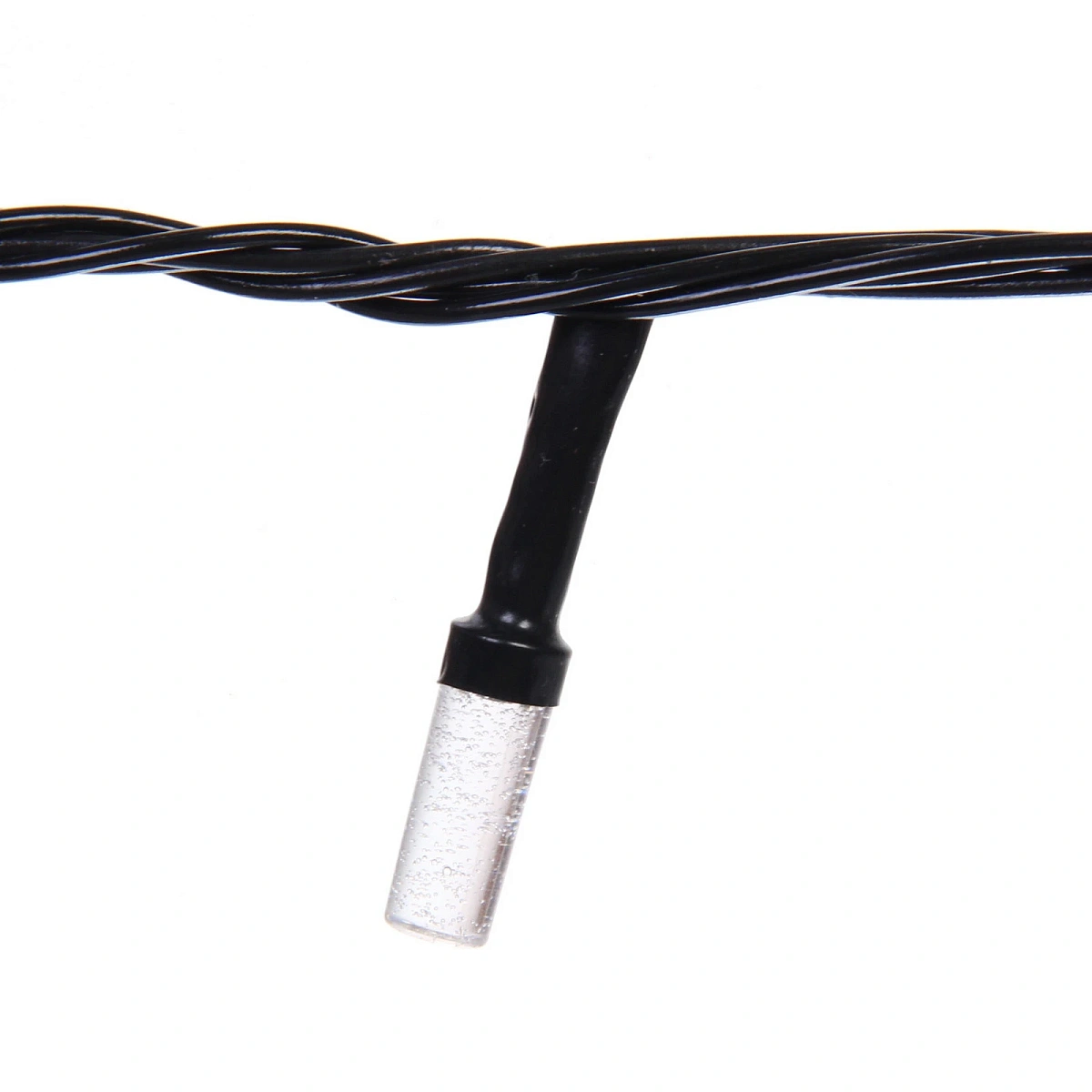 Гирлянда для дома НИТЬ "Хрусталь" 8 м 50 ламп LED, черный пров,IP-40. 8 режимов, Синий (возможность соединения)