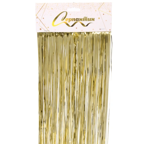 Дождик 2 м "Глянцевый стиль", шампань