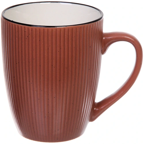 Кружка керамическая 360мл Полоски, микс цветов_6