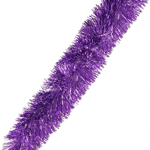 Мишура "Волшебные искры" 2 м 9 см, Фиолетовый