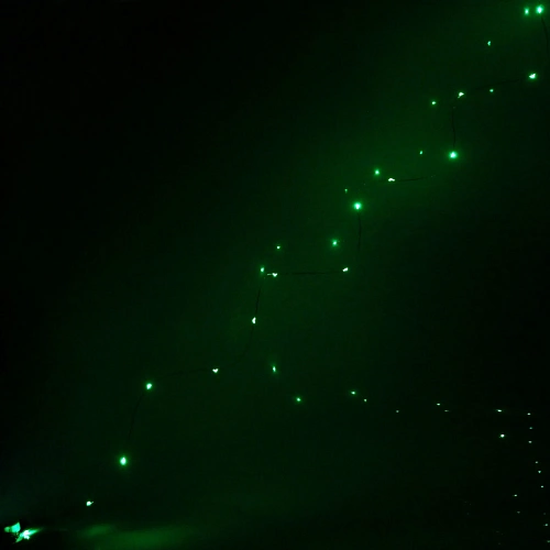 Гирлянда для дома на батарейках 1,5 м 15 ламп LED, 1 реж.,IP-20, Зеленый