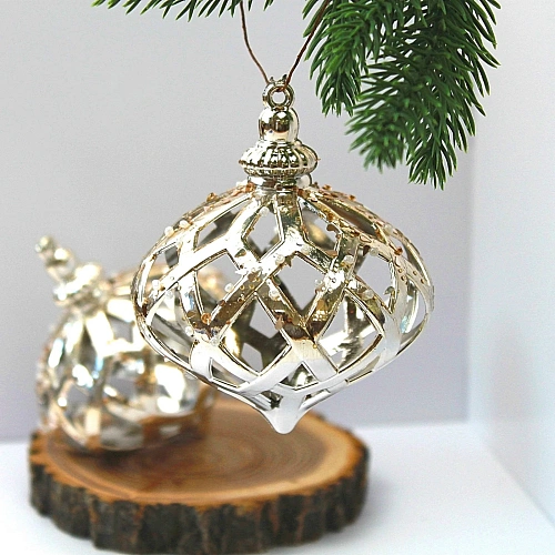 Набор украшений SHINE Magic lamp 8,8х10,4 см (2 шт), light champagne_7