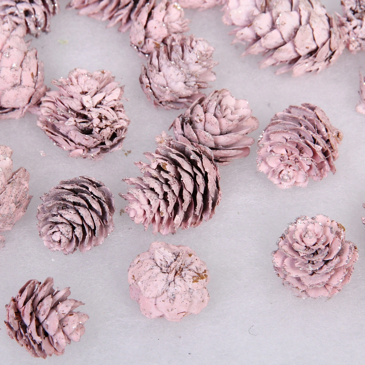 Композиция для декора "Лесное удовольствие" 11*11*14 см (130 гр), розовый