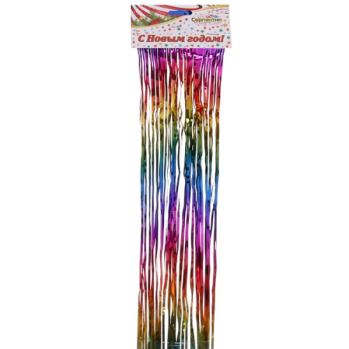 Дождик 1,5 м "Карнавал" тонкий